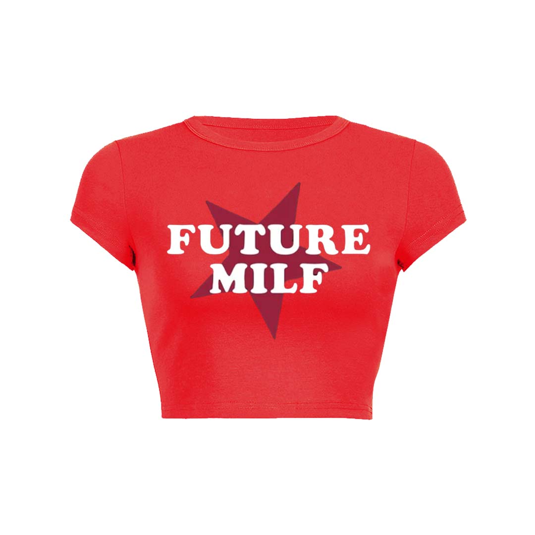 Future Mxxf Y2K Baby Tee Crop Top