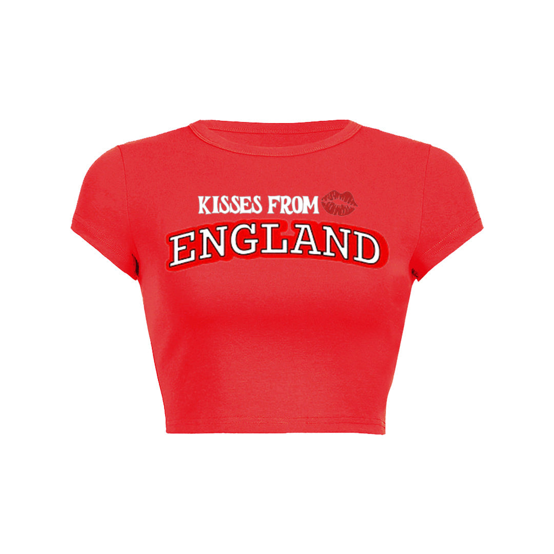Kisses From England Baby Tee 1
