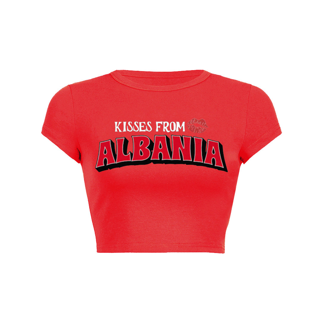 Kisses From Albania Baby Tee 1