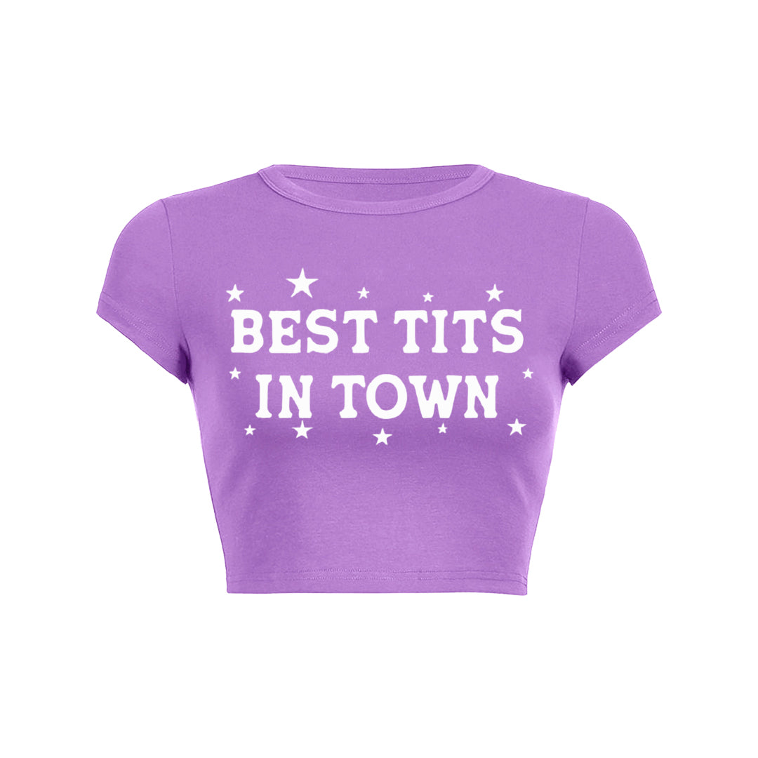 Best Txts In Town Y2K Baby Tee