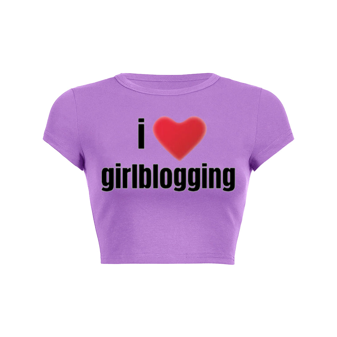 I Love Girlblogging Baby Tee