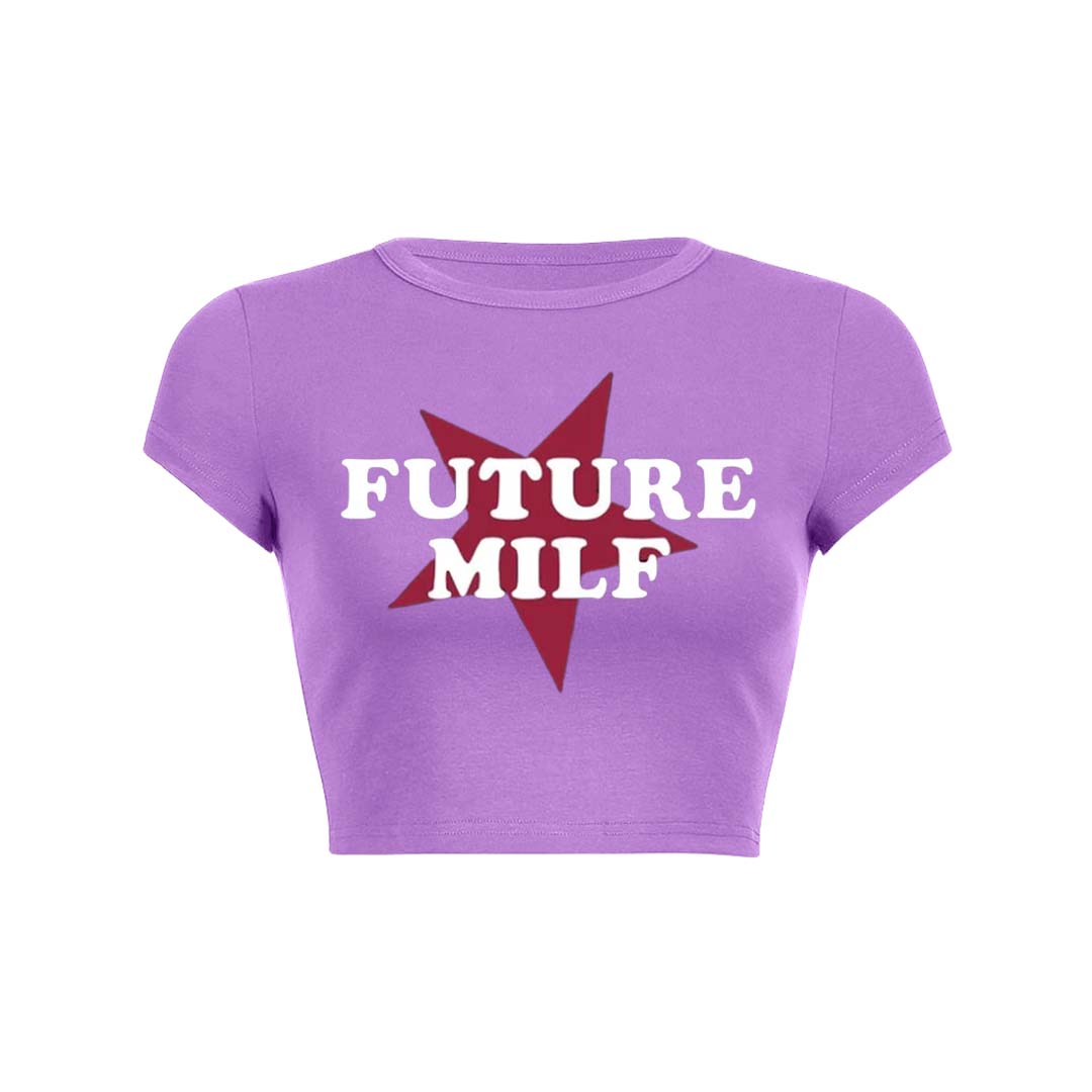 Future Mxxf Y2K Baby Tee Crop Top