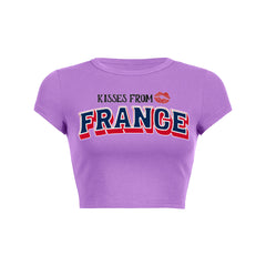 Kisses From France Baby Tee 1