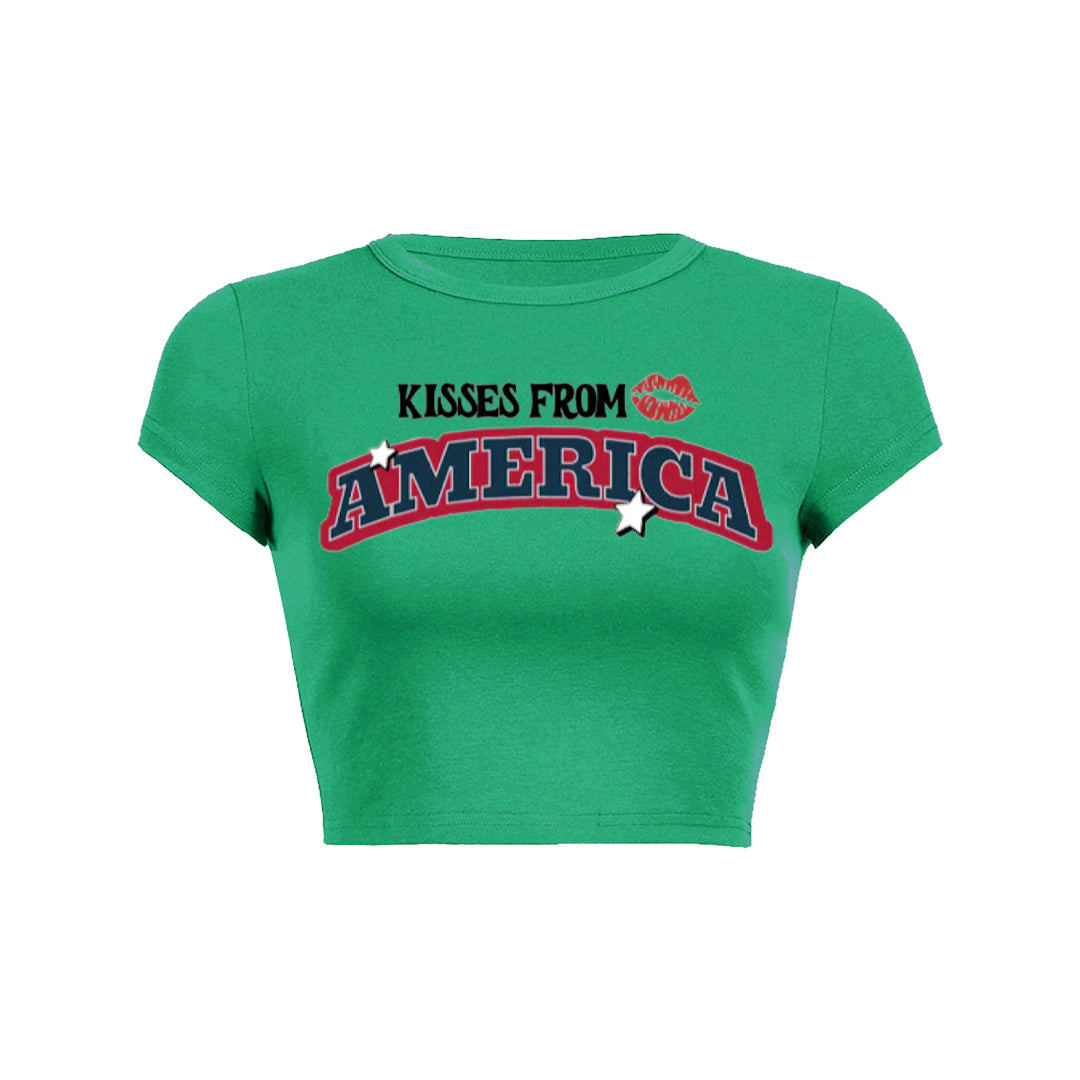 Kisses From America Baby Tee 1