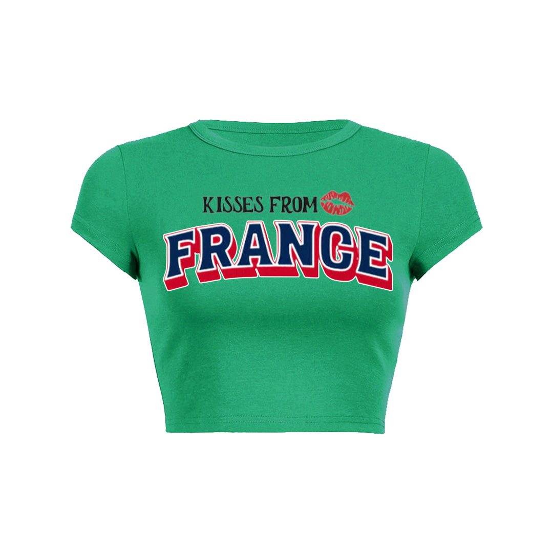 Kisses From France Baby Tee 1