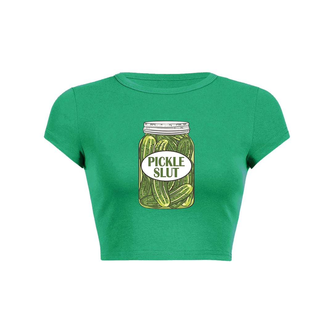 Pickle Slxt Y2K Baby Tee Crop Top