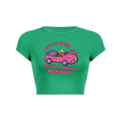 Get In Y2K Baby Tee Crop Top