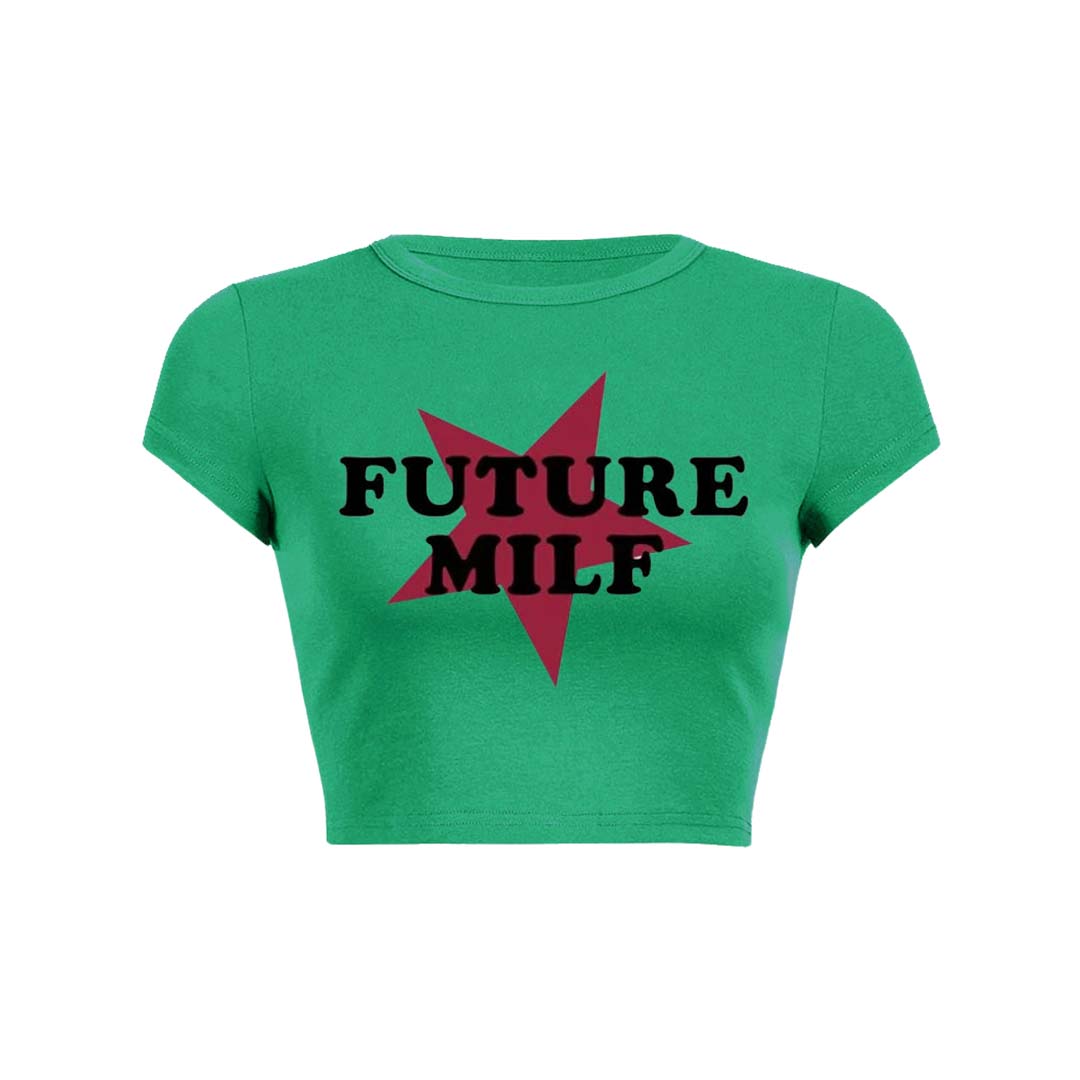 Future Mxxf Y2K Baby Tee Crop Top