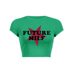 Future Mxxf Y2K Baby Tee Crop Top