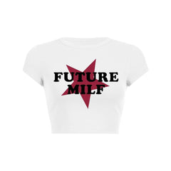 Future Mxxf Y2K Baby Tee Crop Top