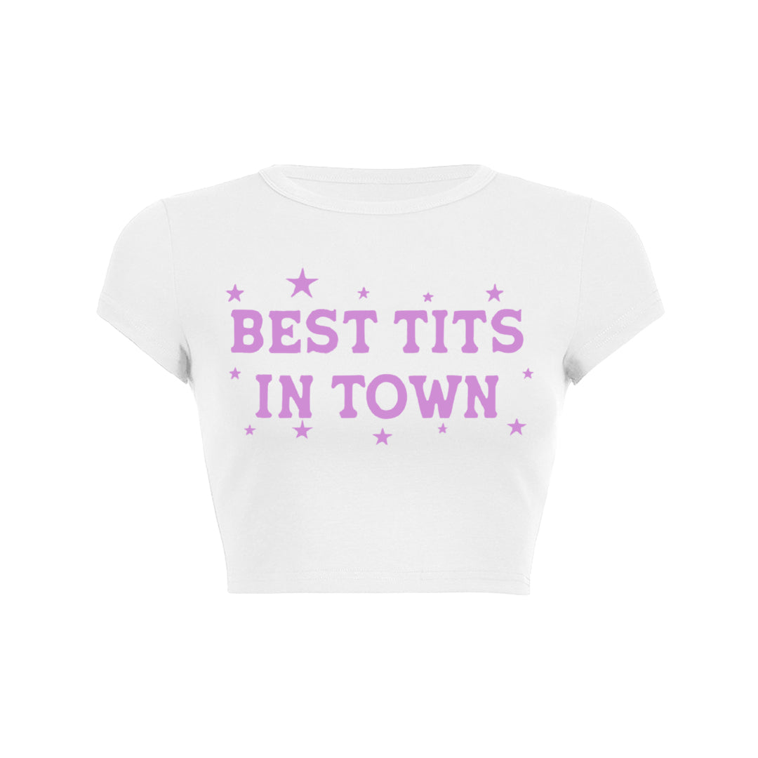 Best Txts In Town Y2K Baby Tee