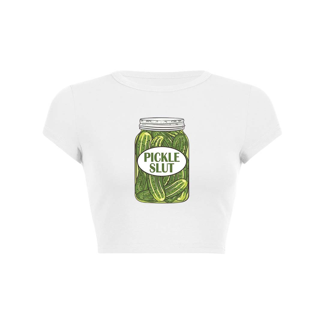Pickle Slxt Y2K Baby Tee Crop Top