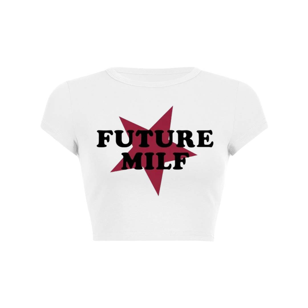 Future Mxxf Y2K Baby Tee Crop Top