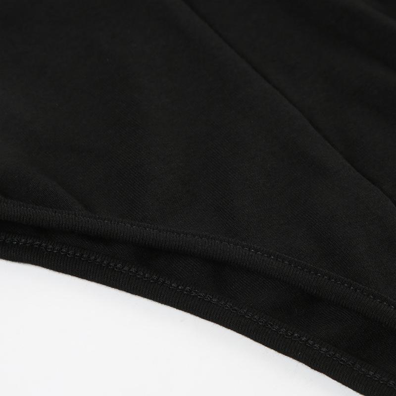 Long sleeve crewneck hollow out bodysuit