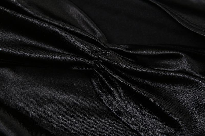 Ruched hollow out sweetheart neck backless tube mini dress