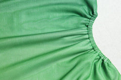 One shoulder gradient hollow out maxi dress