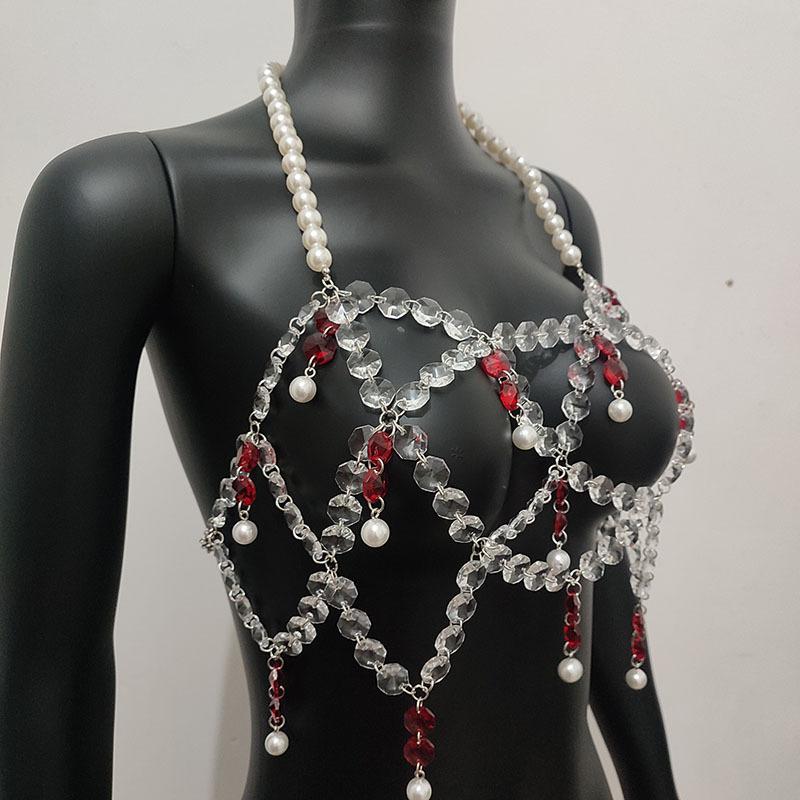 Halter hollow out tassels backless crop top
