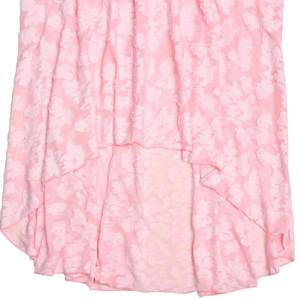 U neck zip-up ruched bustier ruffle cami maxi dress