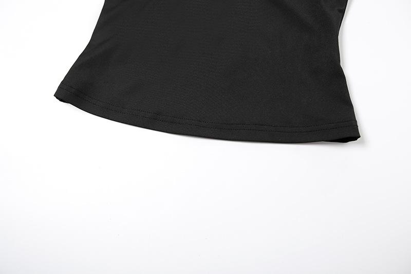 Halter o ring backless hollow out top