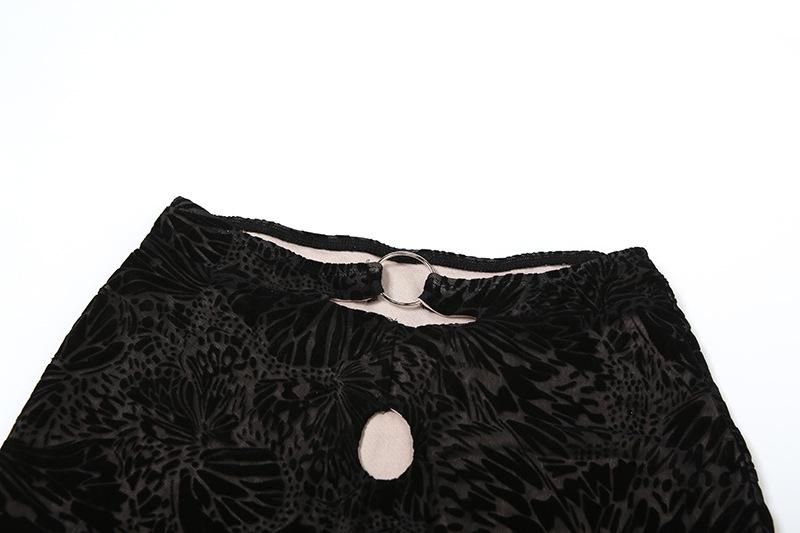 Halter o ring shrug 3 piece mini skirt set