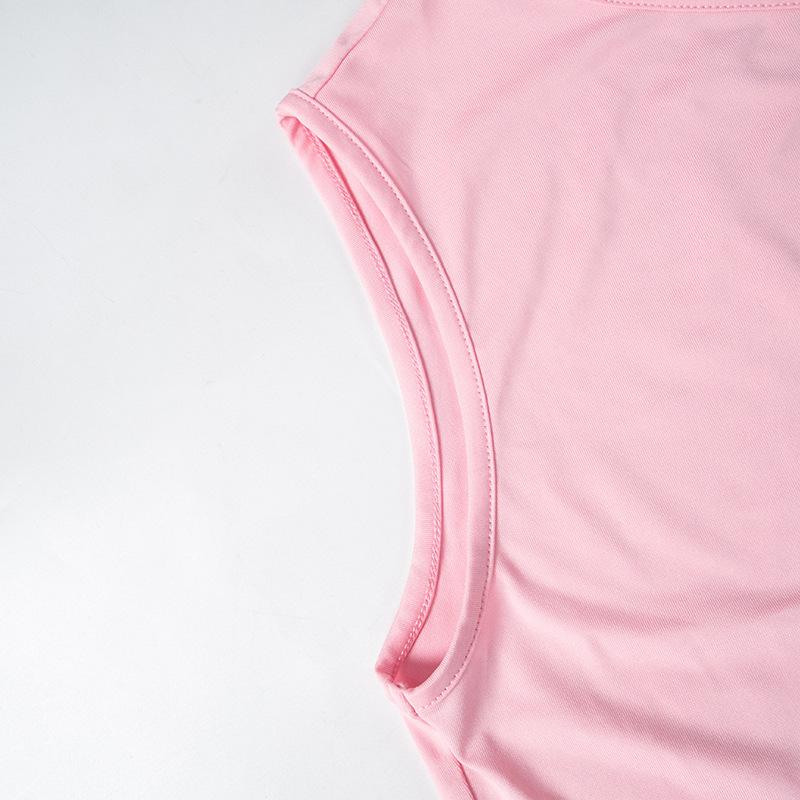 One shoulder irregular bowknot ruched top