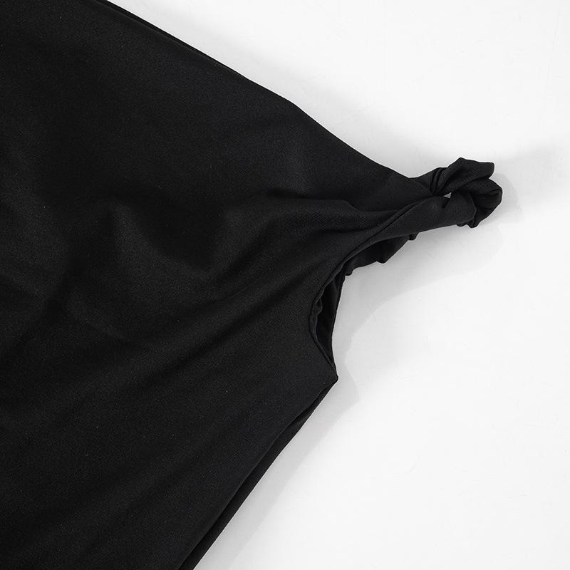 Off shoulder solid backless maxi dress