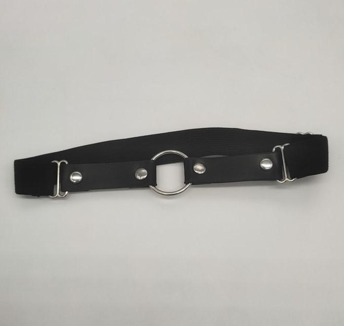 O ring adjustable PU leather thigh band