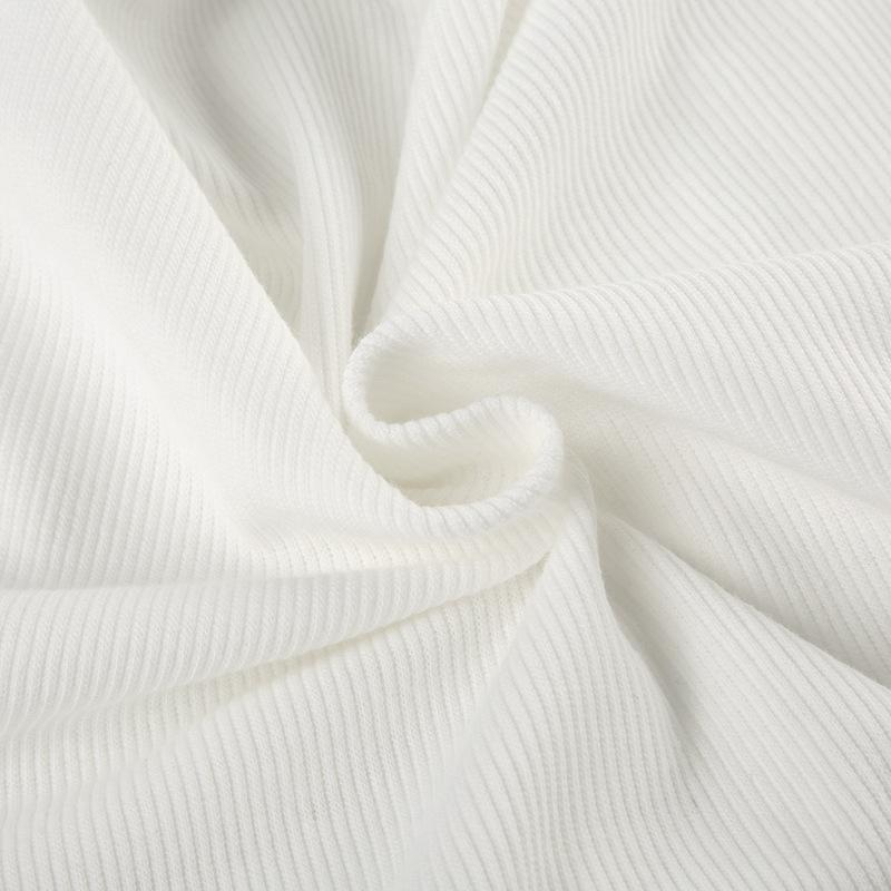 Cap sleeve drawstring ruched ribbed crop top
