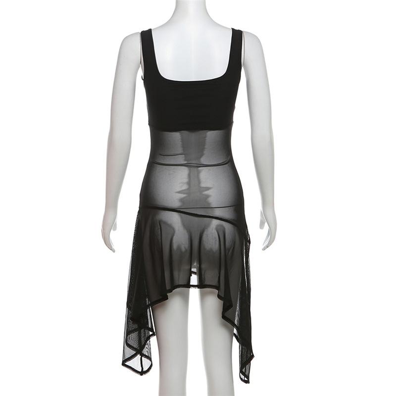 V neck mesh cami top