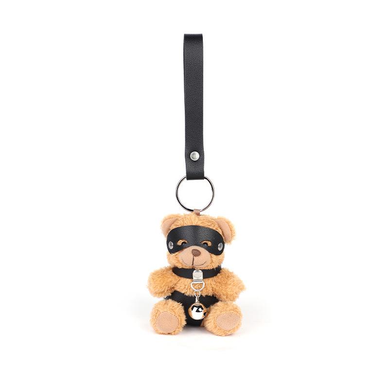 Harness PU leather fluffy o ring  decor accessory
