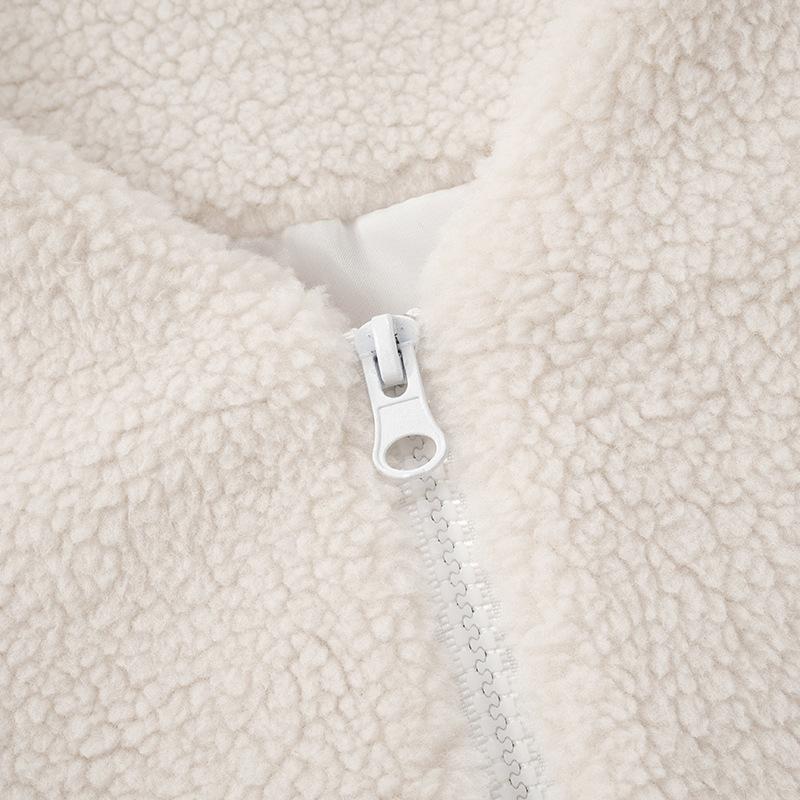 Long sleeve zip-up coat top