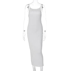 Textured slit backless solid cami midi dress  | red tango dress