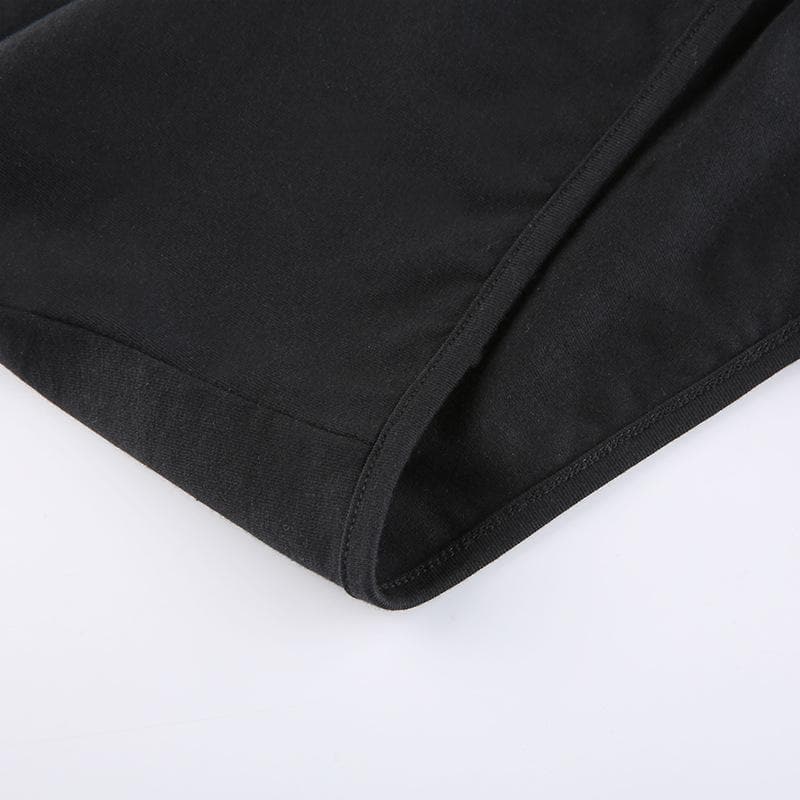 Hollow out irregular solid crop cut out top