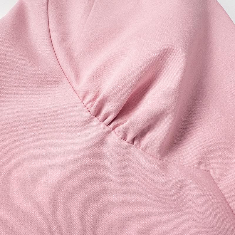 Sweetheart neck flower embroidery zip-up cami top