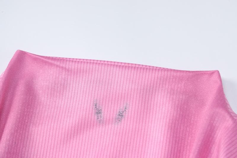 Long sleeve contrast high neck body print crop top