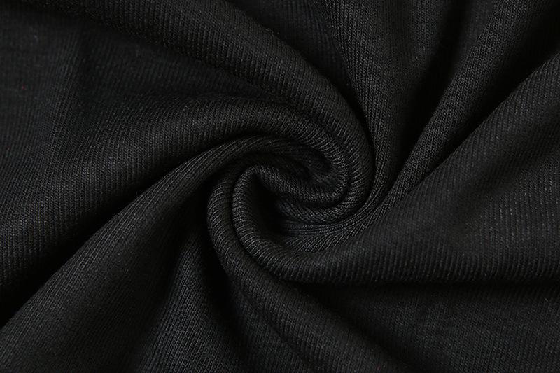 Long sleeve crewneck hollow out top