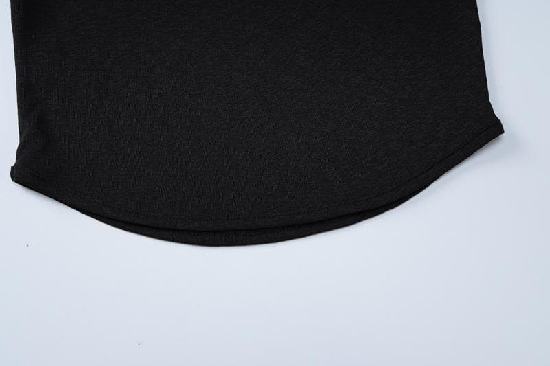 Cap sleeve crewneck letter pattern beaded crop top