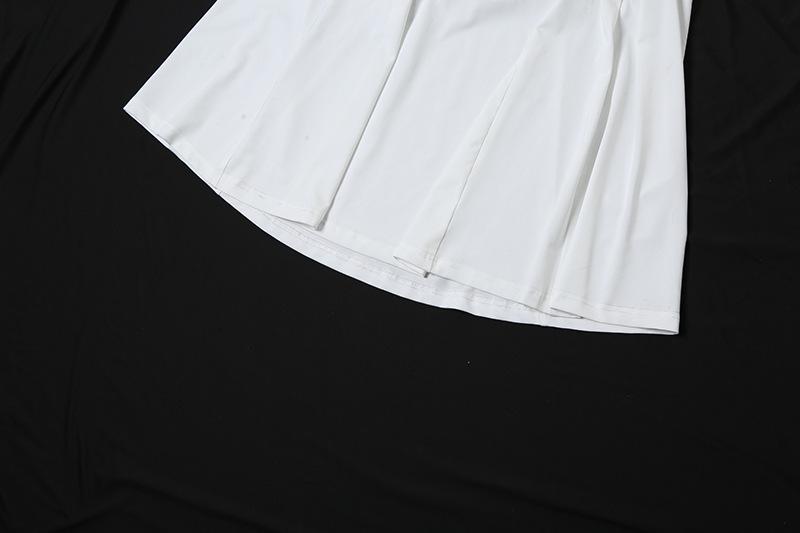 U neck hollow out solid cami maxi dress