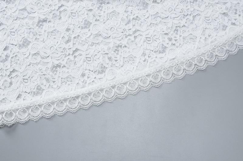 Lace see through solid tube maxi dress