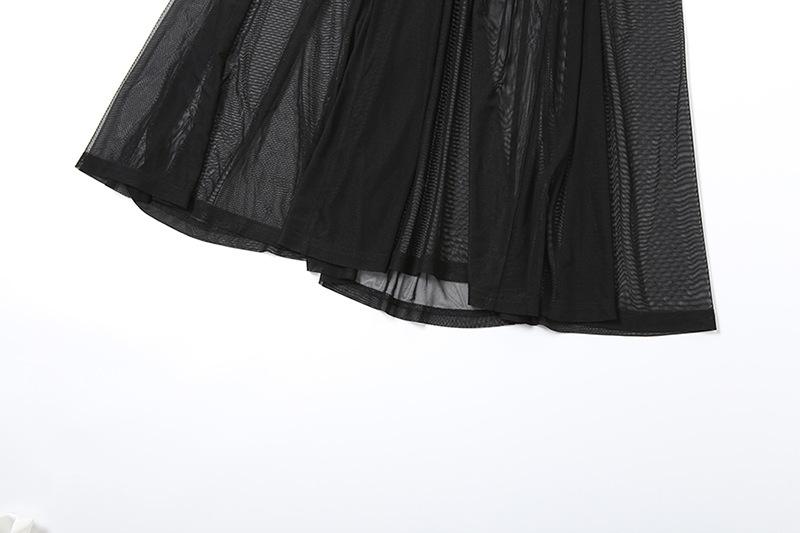 Long sleeve off shoulder ruched mesh maxi dress