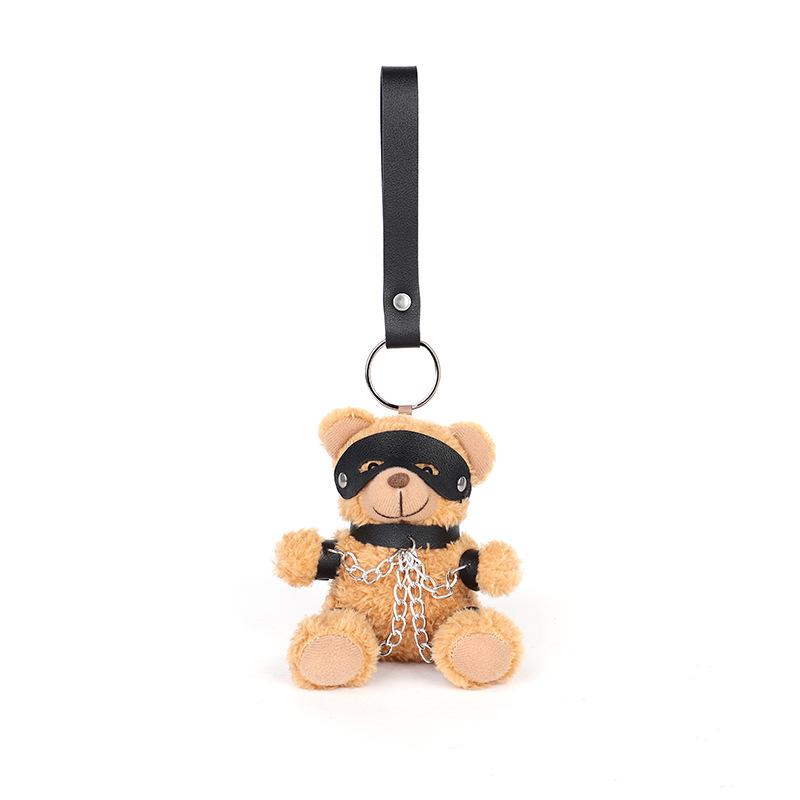 Harness PU leather fluffy o ring  decor accessory