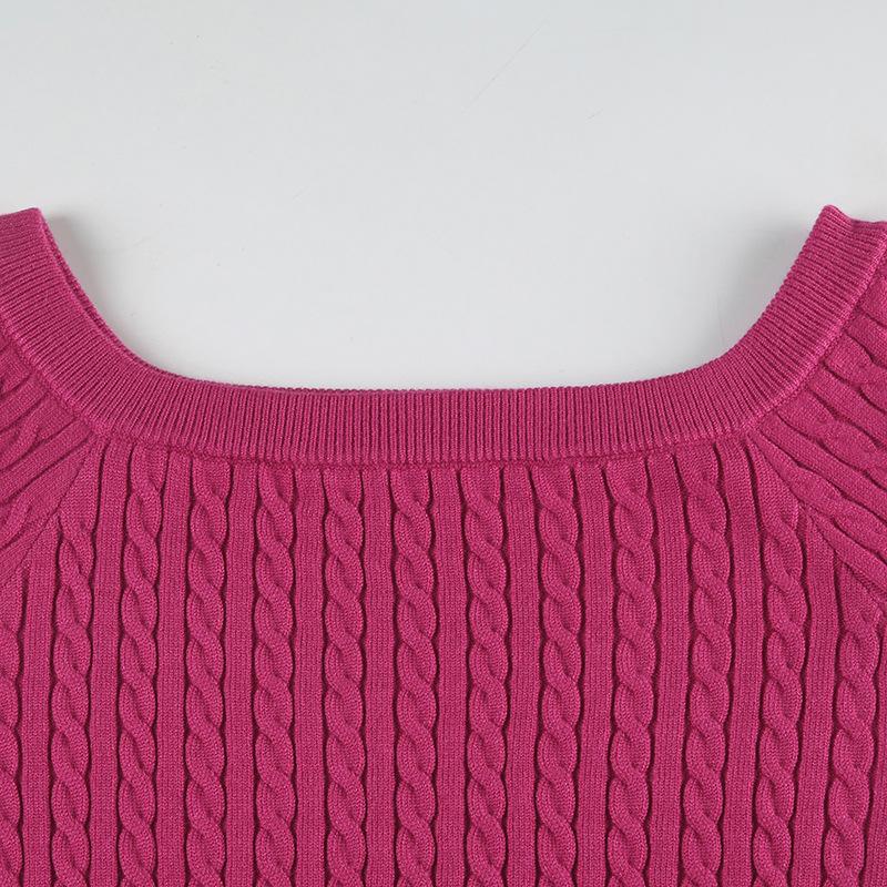 Long sleeve off shoulder solid sweater top