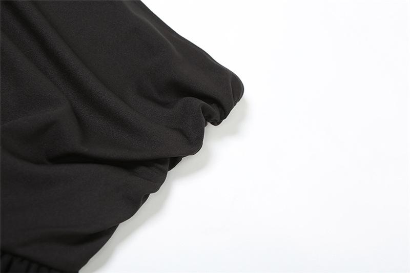 Ruched ruffle mesh mini skirt