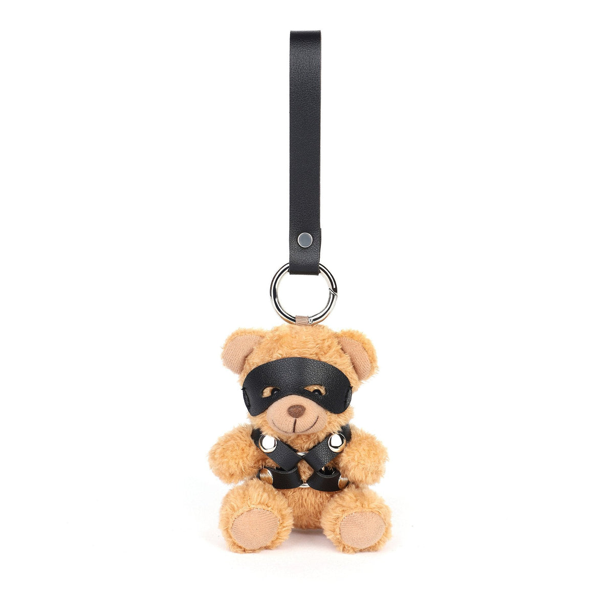 Harness PU leather fluffy o ring  decor accessory
