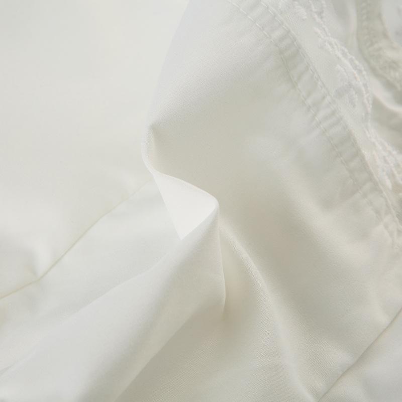 Cap sleeve lace hem lace up ruched top
