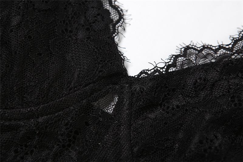 Long sleeve bustier lace cami shrug 2 piece top
