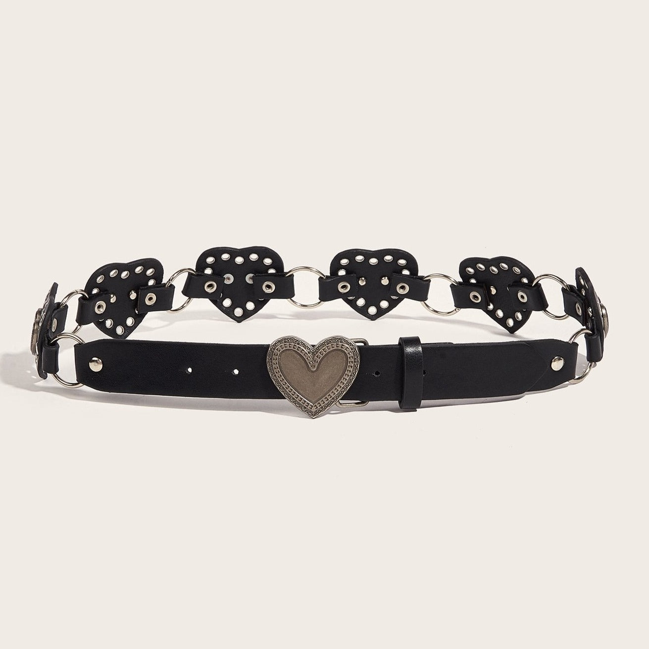 Heart o ring hollow out belt