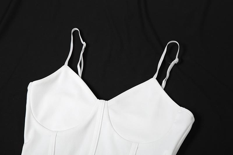 Lace v neck patchwork ruffle solid cami top
