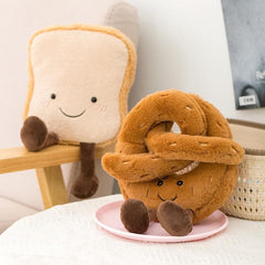Toast Baguette Croissant Plush Toy