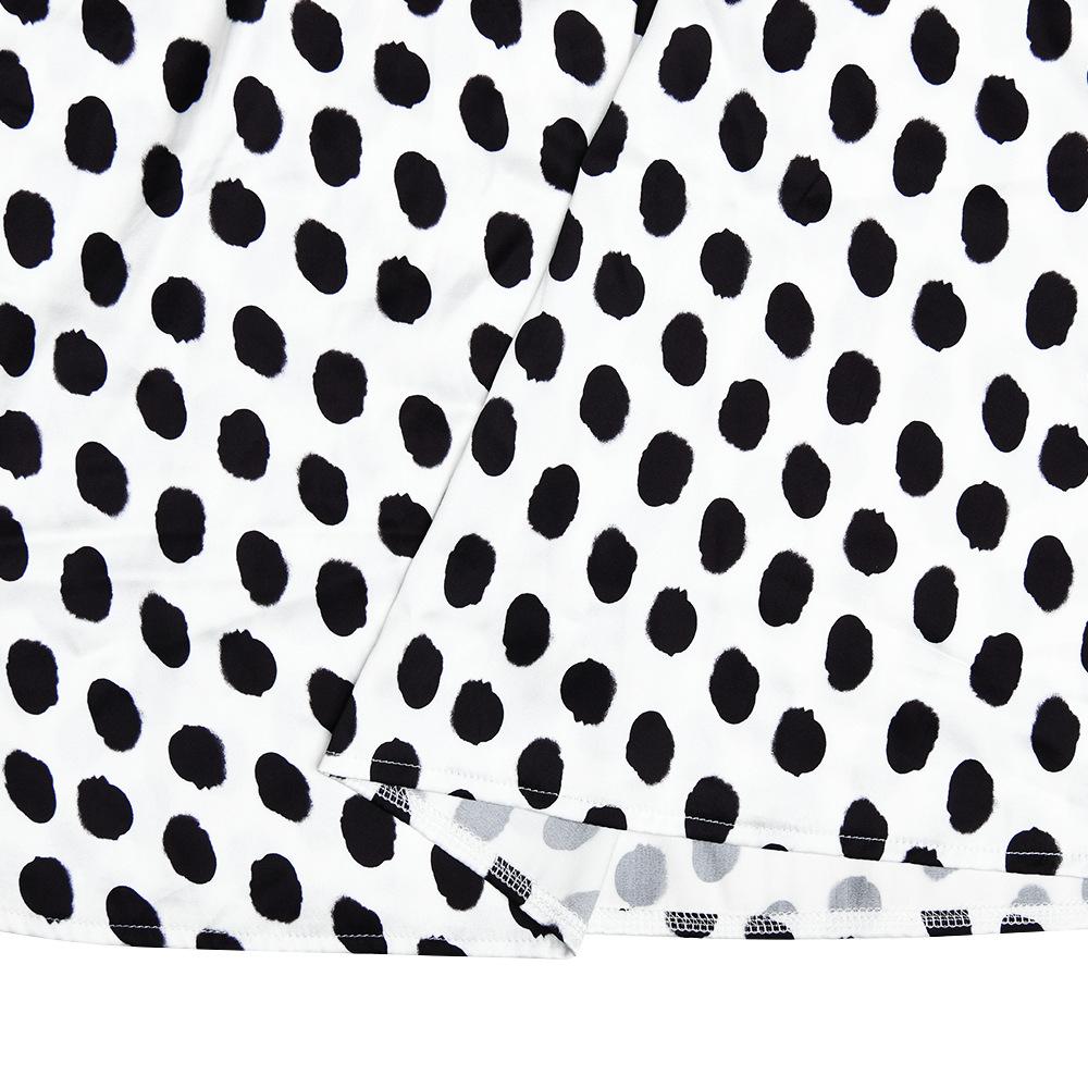 Polka dot flower applique ruffle cami maxi dress